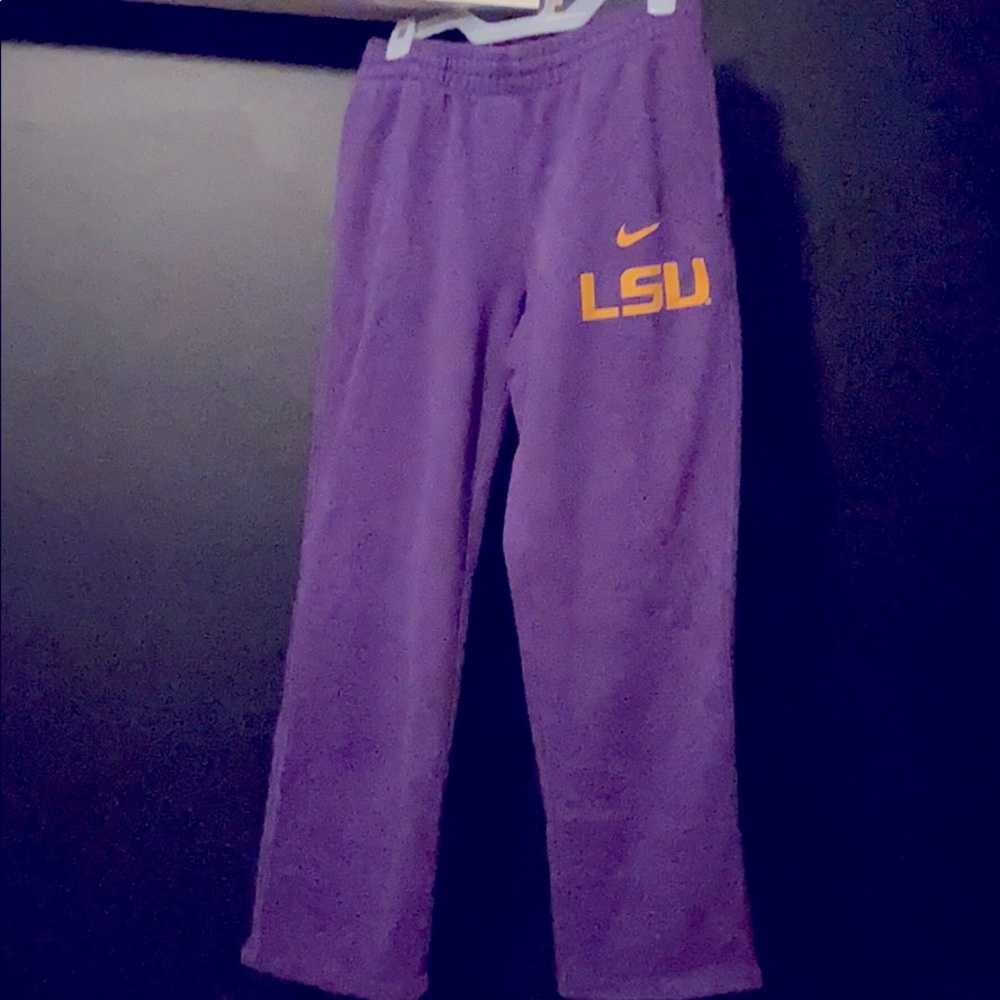 Men’s Nike purple LSU sweatpants